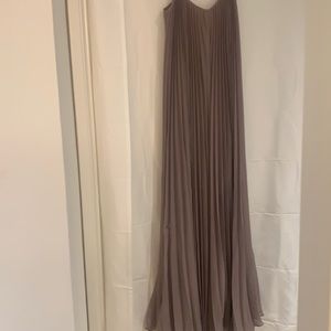 BCBG pleated long dress